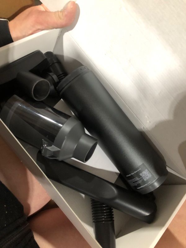 Photo 1 of ***MISSING PARTS***
Car Vacuum Portable Cordless Handheld Vacuum Cleaner 4-in-1 Mini Cordless Vacuum with 2 Suction Modes and 16800pa Suction Power Blowing & Inflating 2 Modes Handheld Vacuum for Car, Desk, Keyboards