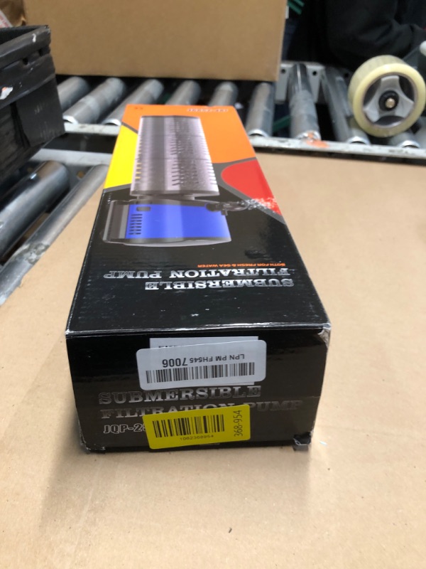 Photo 1 of ***MISSING POWER HEAD*** Pond Pump 660GPH Filtration, Sump Submersible Water Pump w/Sponge Filter, 8ft. High Lift, Quiet for Aquarium Hydroponics, Dry Burning Protection