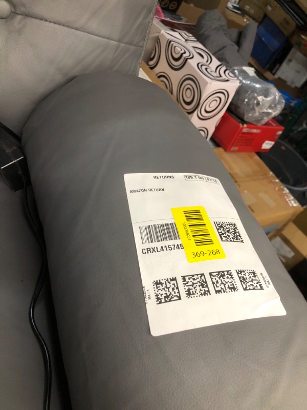 Photo 1 of (UNTESTED/OUT OF BOX) Garvee Oversized Extra Wide Recliner Chair - PU Leather Manual Recliner for Adults, Comfy Reclining Chair with Overstuffed Arms and Back, Side Pocket, Single Sofa for Living Room, Bedroom