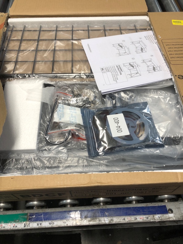 Photo 1 of
TIQLAB Small L Shaped Computer Gaming Corner Desk with Power Outlets, Reversible Shelves