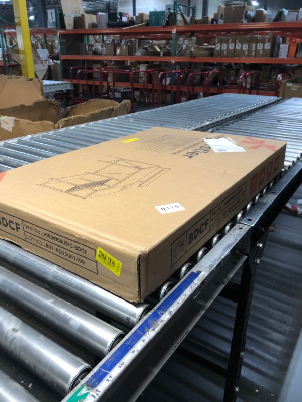 Photo 1 of
TIQLAB Small L Shaped Computer Gaming Corner Desk with Power Outlets, Reversible Shelves