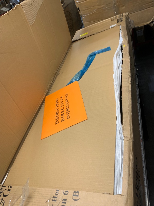 Photo 1 of ***PARTIAL SET - PRICE ADJUSTED***
*****Missing hardware*****
Jocoevol 6 Drawer Dresser Black Modern Fluted Tall Wooden Chest Double Dresser for Bedroom, Living Room, Closet