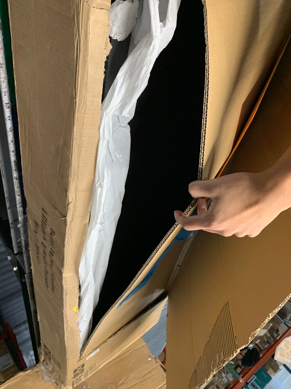 Photo 1 of ***PARTIAL SET - PRICE ADJUSTED***
*****Missing hardware*****
Jocoevol 6 Drawer Dresser Black Modern Fluted Tall Wooden Chest Double Dresser for Bedroom, Living Room, Closet