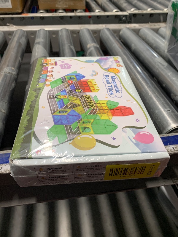 Photo 1 of ***FACTORY SEALED***
Magnetic Tiles - Road Set, Magnetic Building Blocks, Preschool Montessori Toys Gift for 3+ Year Old Boys and Girls, Sensory Christmas Toys for Kids Aged 3-5 and 4-8, Ideas for Toddler with Autism