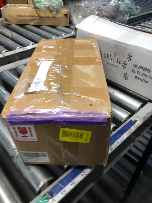 Photo 1 of ***MISSING PARTS***
ENVEN 2FT Artificial Norfolk Pine Christmas Tree – Tabletop Faux Tree Unlit/Prelit with 50 LED Lights & 8-Function Battery Box, Pre-Assembled Holiday Decor for Home or Office (Prelit-2FT-2Pack)