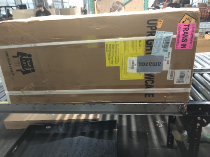 Photo 1 of ***FACTORY SEALED***BINGERMA 6.5 Cu.Ft Commercial Beverage Refrigerator Glass Door Upright Drink Cooler Display Fridge with Adjustable Shelves and LED Light for Restaurant Bar Store Office