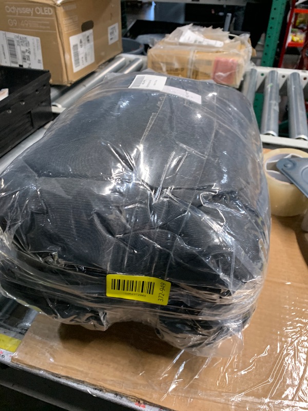 Photo 1 of (Only Cushion) Indoor Outdoor Waterproof Papasan Rocking Chair Cushion,Thicken Patio Rocking Egg Chair Cushion, Rattan Chair Cushions, Hammock Chairs Cushions for Garden, Porch, Balcony (Black)