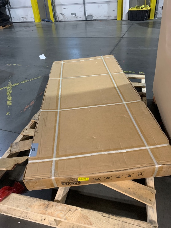 Photo 1 of ***FACTORY SEALED*** ***TRUCK/TRAILER PICKUP ONLY*** Frameless Sliding Shower Door - 56 to 60 Inch Adjustable Width x 76 Inch Height, 8mm Tempered Glass with Soft Close & Easy-Clean Coating, Stainless Steel Round Rail & 55 Rollers, Brushed Nickel Finish