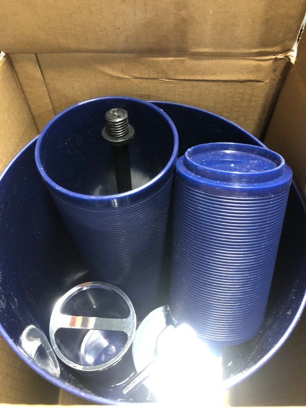 Photo 1 of ***MISSING PARTS***
ALPIRIRAL Black Bathroom Accessories Set, 10Pcs Bathroom Accessory Set with Trash Can, Soap Dispenser and Toothbrush Holder, Soap Dish, Cotton Ball & Qtip Holder, Toilet Brush Holder, Tissue Box Cover