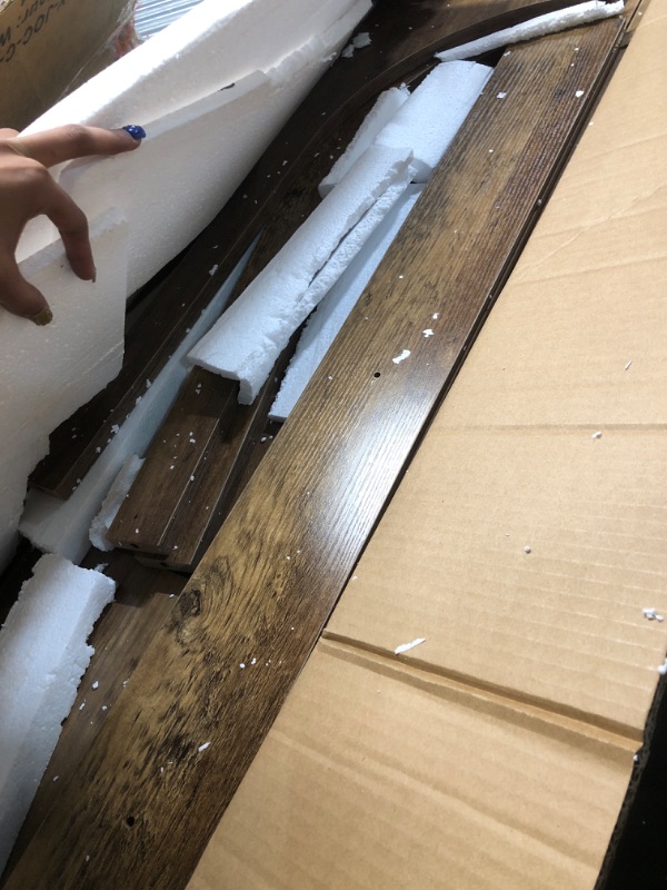 Photo 1 of ***PARTIAL SET - PRICE ADJUSTED***
Tribesigns Farmhouse Console Table, 63-Inch Long Entryway Table with 3 Tier Storage, Wooden Rectangular Sofa Table Behind The Couch for Entrance, Hallway, Living Room, Brown