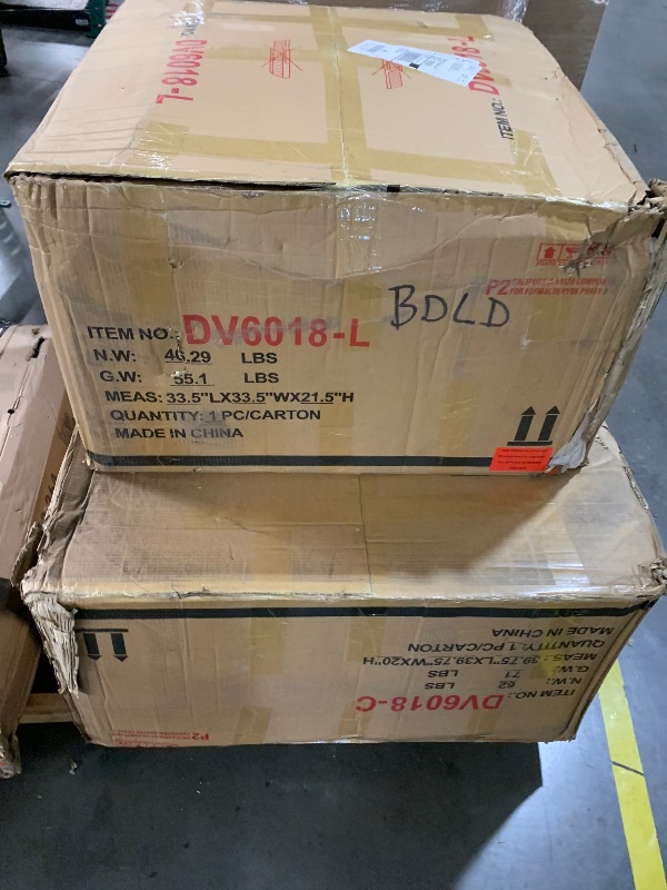 Photo 1 of ***PARTIAL SET - PRICE ADJUSTED******TRUCK/TRAILER PICKUP ONLY***Ball & Cast 127" L-Shaped Sectional Couch with Movable Ottoman&6 Throw Pillow,7 Seat Chenille Upholstered Sofa W/2 Cup Holder,USB Port&Hidden Storage Box,DIY Combination,for Livingroom,Apart