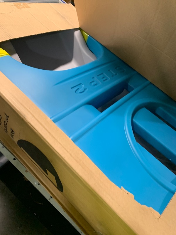 Photo 1 of *** PARTIAL SET - BOX 1 OF 2 ONLY *** Step2 Play & Fold Junior Slide, Kids Indoor/Outdoor Play Slide, Backyard Playground Set, Easy Grip, Wide Ladder, Outside Jungle Gym, For Toddlers 1.5-4 Years Old