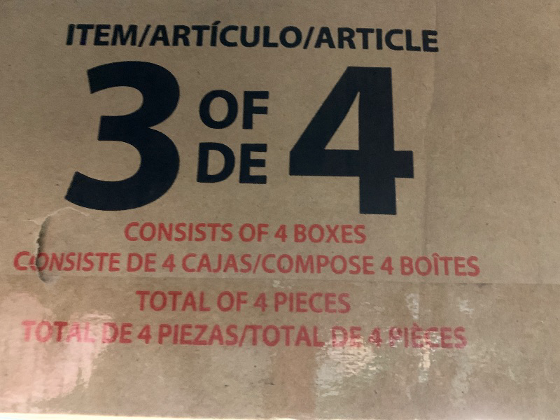 Photo 1 of ***PARTIAL SET (3 OF 4) - PRICE ADJUSTED*** Backyard Discovery Sweetwater Heights White Elevated Cedar Wooden Kids Playhouse with Wave Slide, Play Kitchen, Step Ladder, Half Door, Wrap-Around Deck, Windows, Bell, Growth Chart for Outdoor Play