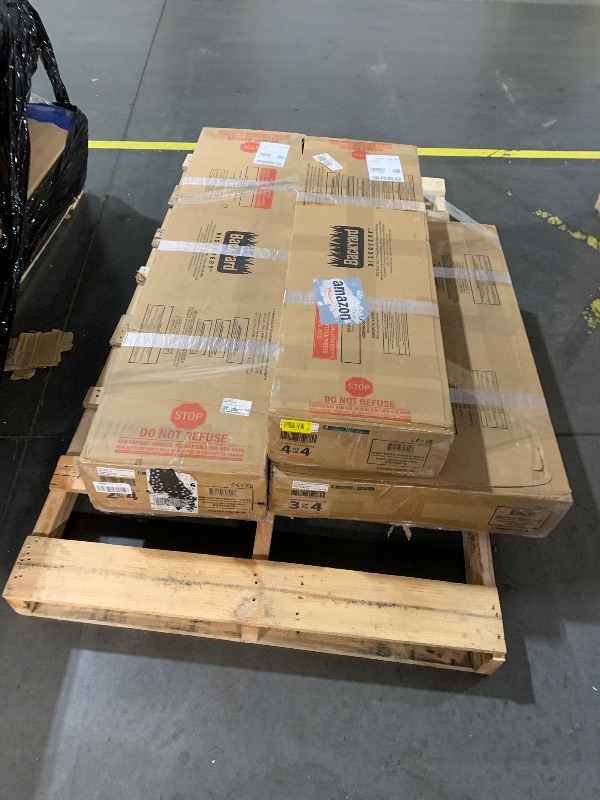 Photo 1 of ***PARTIAL SET (3 OF 4) - PRICE ADJUSTED*** Backyard Discovery Sweetwater Heights White Elevated Cedar Wooden Kids Playhouse with Wave Slide, Play Kitchen, Step Ladder, Half Door, Wrap-Around Deck, Windows, Bell, Growth Chart for Outdoor Play