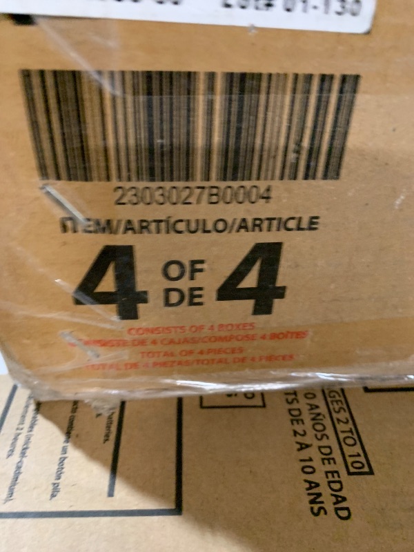 Photo 1 of ***PARTIAL SET (3 OF 4) - PRICE ADJUSTED*** Backyard Discovery Sweetwater Heights White Elevated Cedar Wooden Kids Playhouse with Wave Slide, Play Kitchen, Step Ladder, Half Door, Wrap-Around Deck, Windows, Bell, Growth Chart for Outdoor Play