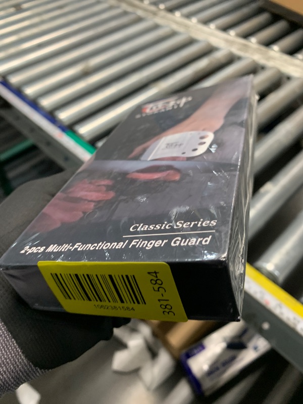 Photo 1 of ***FACTORY SEALED*** SYOKAMI Finger Guards for Cutting Food, Protects Women’s Fingers and Nails, Ideal Gift for Her, Mom or Wife, 2 Stainless Steel Finger Protectors with Herb Stripper, Adjustable Size