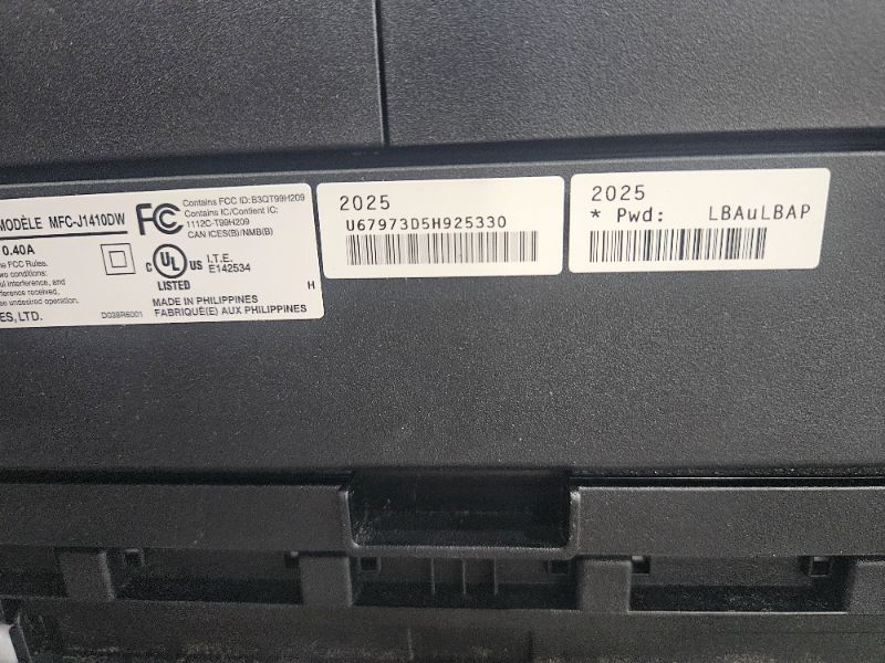 Photo 1 of ***PARTIAL SET - PRICE ADJUSTED***
Brother Work Smart 1410 Wireless Color Inkjet All-in-One Printer with 2.7” Touchscreen and Automatic Duplex Printing | Includes Refresh Subscription Trial(1) (MFC-J1410DW)