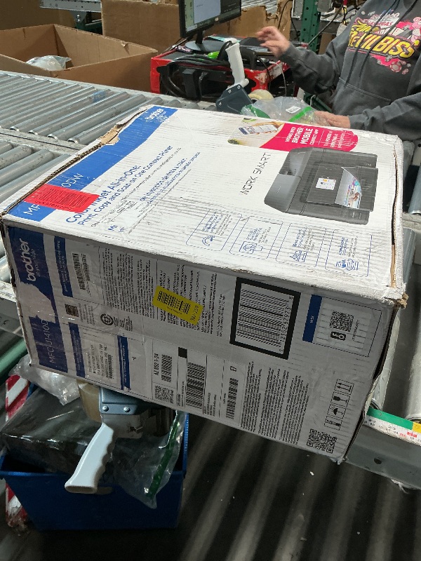 Photo 1 of ***PARTIAL SET - PRICE ADJUSTED***
Brother Work Smart 1410 Wireless Color Inkjet All-in-One Printer with 2.7” Touchscreen and Automatic Duplex Printing | Includes Refresh Subscription Trial(1) (MFC-J1410DW)