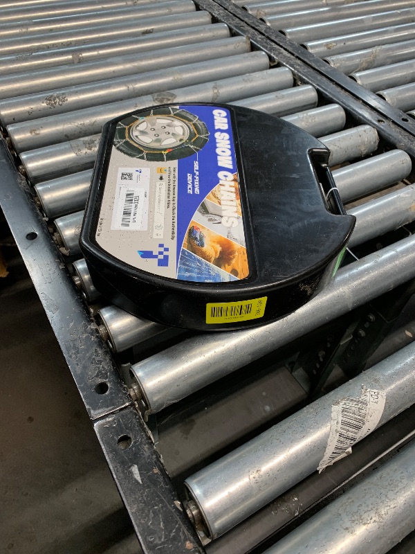 Photo 1 of ***FACTORY SEALED***Snow-Chains Auto Fixing 1 Min Quick Fit Easy Installation Tire-Chains, Portable Reusable Universal Emergency Tire Traction Chain for Passenger Car, Pickup Trucks and SUV - Set of 2 (HKN-160)