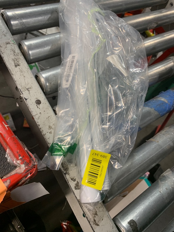 Photo 1 of ***(MISSING RUBBER END)***Tension Curtain Rod 30 to 64 Inch White Curtain Rod Adjustable Expandable Spring Tension Curtain Rod No Drilling 7/8" Spring Loaded Curtain Rods for Windows Bedroom Closet Doorway Door