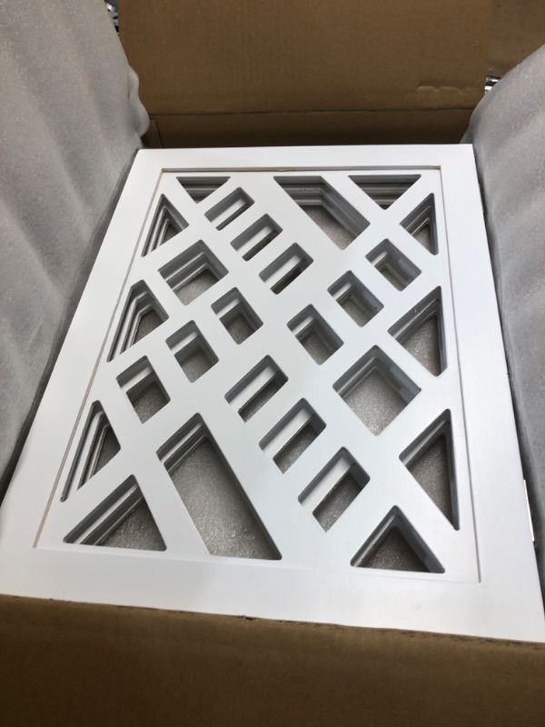 Photo 1 of *USED*Cut-Out Design 16" Short Dog Gate for Small Dogs, Foldable Retractable Puppy Gate Indoor - Freestanding Lightweight Pet Barrier for Doorways, Stairs, Hallways (Extends to 35", White)