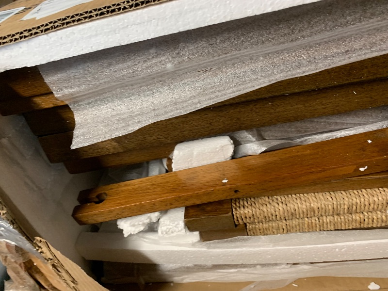 Photo 1 of (only 1 set)
Nathan James Beacon 3-Shelf Bookcase with Seagrass Cabinet, Solid Wood Bookshelf with Storage with Solid Wood Frame, Seagrass/Dark Brown Set of 1