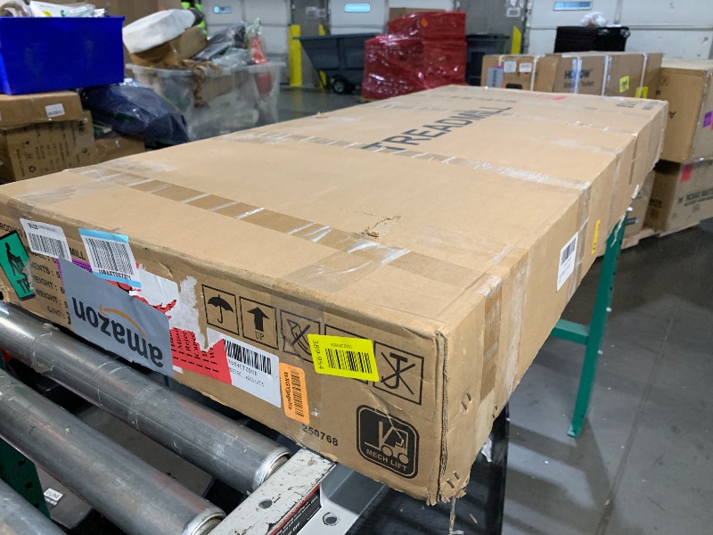 Photo 1 of ************PARTS ONLY/SEE NOTES***********
 BORGUSI Incline Treadmill with Handles, Portable Small Folding Treadmill for Home Office, Walking Pad with 300 LBS Capacity, 24 Preset Programs, LED Display, Extendable Cup Holder