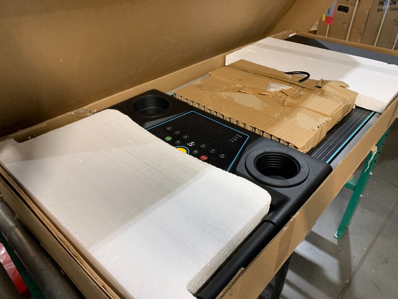 Photo 1 of ************PARTS ONLY/SEE NOTES***********
 BORGUSI Incline Treadmill with Handles, Portable Small Folding Treadmill for Home Office, Walking Pad with 300 LBS Capacity, 24 Preset Programs, LED Display, Extendable Cup Holder