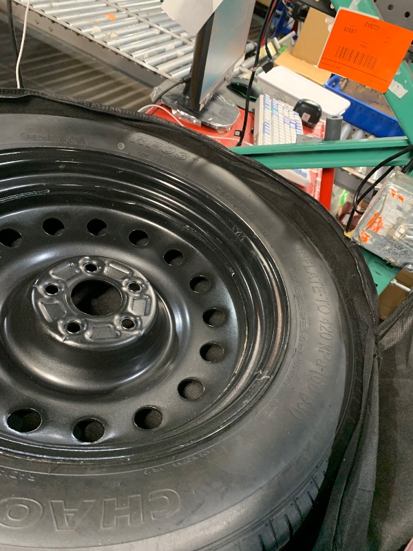 Photo 1 of (just tire and bag)
Gleyi Spare Tire Kit Compatible with 2012-2026 CRV, 2020-2026 CRV Hybrid - Includes 18x4 Black Rim, 155/90R18 Spare Wheel, 29” Rolling Diameter, Includes car Jack kit and Spare tire Bag.