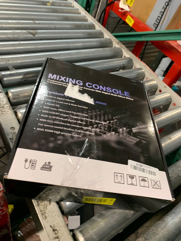 Photo 1 of ***PARTIAL SET - PRICE ADJUSTED***
**Parts Only**
Zenolix RM06 6Channel Audio Mixer Sound Board, Bluetooth Mixer USB Audio Interface, DJ Mixer with 2 XLR Combo Inputs, 24 Bit 192kHz Recording, Mixing Console for Podcast Live Streaming Home Studio