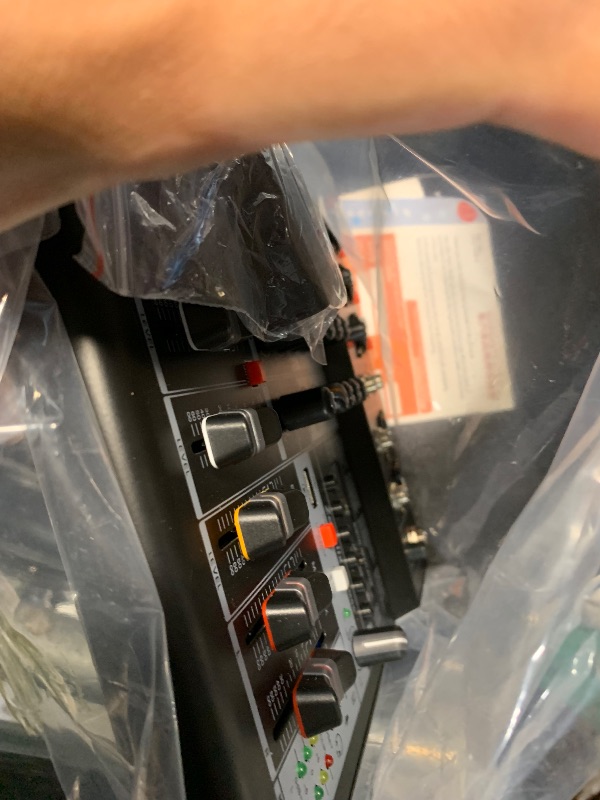 Photo 1 of ***PARTIAL SET - PRICE ADJUSTED***
**Parts Only**
Zenolix RM06 6Channel Audio Mixer Sound Board, Bluetooth Mixer USB Audio Interface, DJ Mixer with 2 XLR Combo Inputs, 24 Bit 192kHz Recording, Mixing Console for Podcast Live Streaming Home Studio