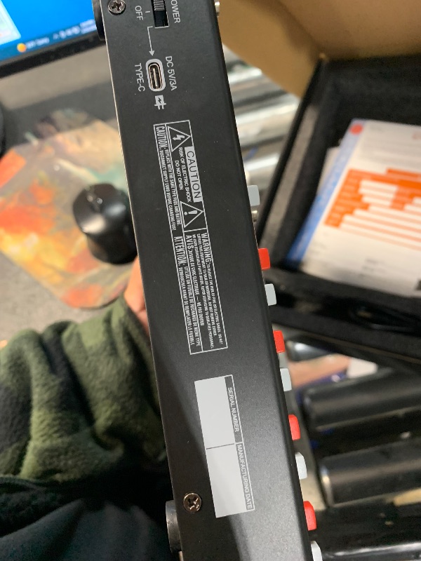 Photo 1 of ***PARTIAL SET - PRICE ADJUSTED***
**Parts Only**
Zenolix RM06 6Channel Audio Mixer Sound Board, Bluetooth Mixer USB Audio Interface, DJ Mixer with 2 XLR Combo Inputs, 24 Bit 192kHz Recording, Mixing Console for Podcast Live Streaming Home Studio