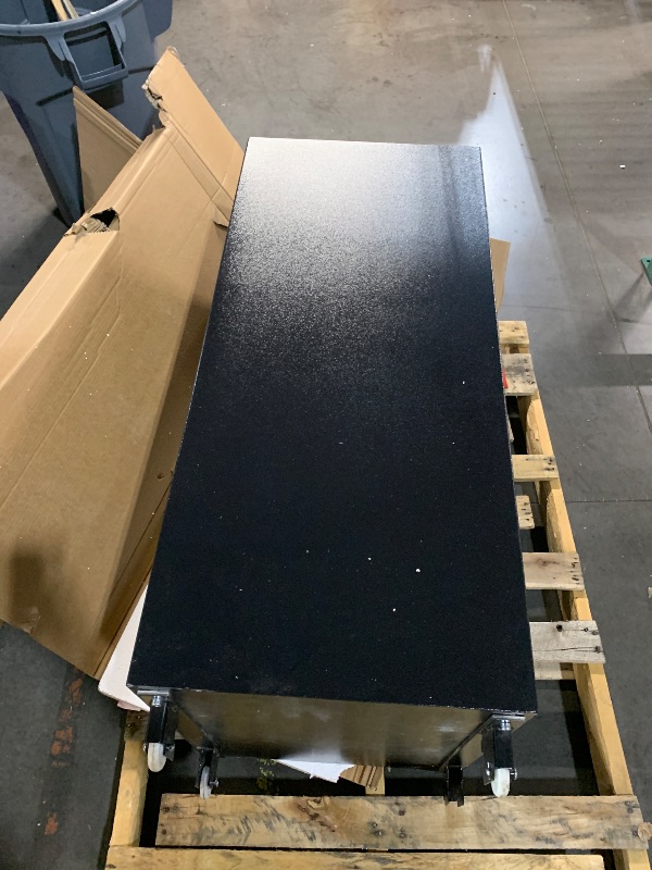 Photo 1 of ***DAMAGED - SEE NOTES/PICTURES***
6.1 Cuft Large Home Safes Water and Fireproof with Digital Keypad & Key Lock, Fire Security Safe with 3 Removable Shelves, Fireproof Safe Home for Money Documents Jewelry, 27.56"H x13.78"W x 11.81"D