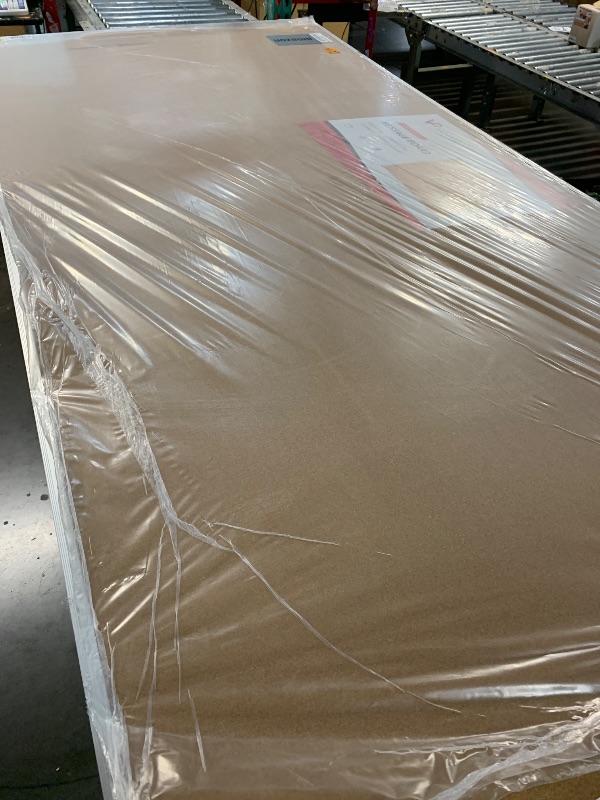 Photo 1 of ***DAMAGED - SEE NOTES/PICTURES***
VIZ-PRO Large Cork Bulletin Board, 96 X 48 Inches, Wall-Mounted Corkboard with Silver Aluminium Frame for School, Office, and Home 8' X 4'