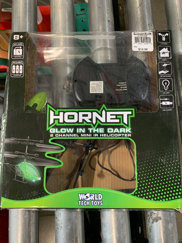 Photo 1 of ***STOCK PHOTO FOR REFERENCE ONLY***
World Tech Toys Hornet Glow in the Dark 2CH IR Helicopter