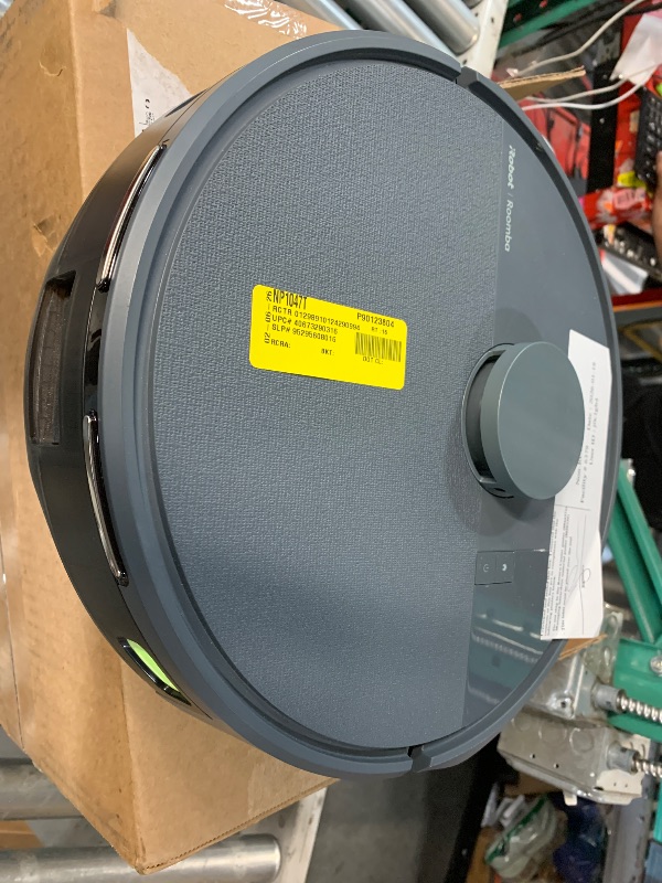Photo 1 of ***DAMAGED - SEE NOTES/PICTURES***
iRobot Roomba 1010 Combo Robot Vacuum & Mop, 2 in 1 for Carpet & Hard Floors, Self-Charging, Intense Power-Lifting Suction, Avoids Mopping Carpets, LiDAR Navigation, Model# Y311620
