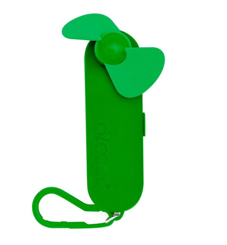 Photo 1 of ***DAMAGED - SEE NOTES/PICTURES***
O2COOL 2 inch by 4.2 inch Pocket Carabiner Personal Fan with Batteries, Green