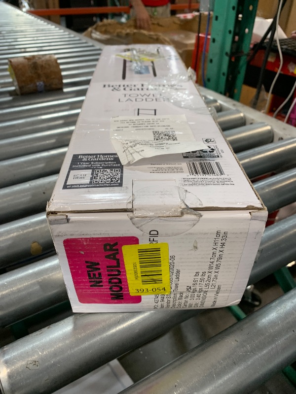 Photo 1 of ***DAMAGED - SEE NOTES/PICTURES***
Better Homes & Gardens Springwood Freestanding Acacia Wood Towel Ladder, 4 Tiers, Black