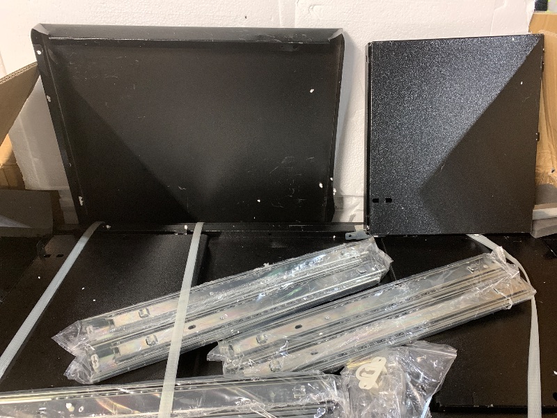 Photo 1 of ***DAMAGED - SEE NOTES/PICTURES***Garvee 3 Drawer File Cabinet with Lock,Heavy Duty Vertical Filing Cabinets for Home Office, Metal Steel Storage Cabinet for Letter/Legal Size File, Assembly Required