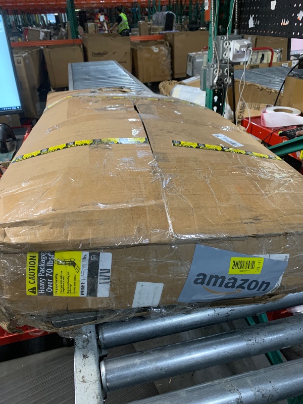 Photo 1 of ***DAMAGED - SEE NOTES/PICTURES***GarveeHome 7 Dresser for Bedroom, 55" Wide Dresser, Freestanding Horizontal Drawer with Storage, Wooden Closet Chest Storage for Living Room, Hallway, Entryway, Ash Grey