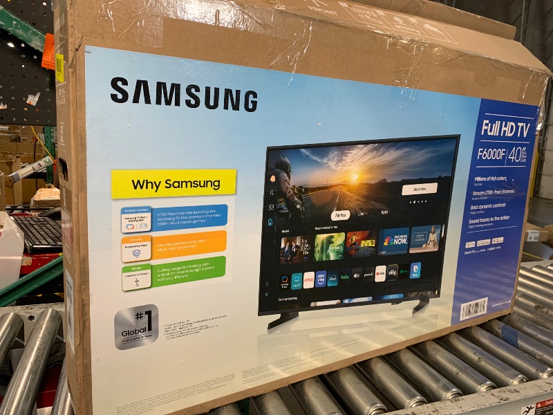 Photo 1 of ***DAMAGED - SEE NOTES/PICTURES***MISSING PARTS***Samsung - 40" Class F6000F Series