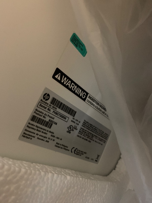 Photo 1 of ***MISSING POWER CORD***
HP LaserJet Enterprise M607n Monochrome Printer with Built-in Ethernet (K0Q14A)