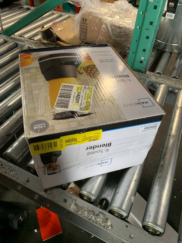 Photo 1 of ***MISSING PARTS*** 
***STOCK PHOTO FOR REFERENCE ONLY***Countertop Blender with 6-Cup Glass Jar, 10-Speed Settings, Black, BL2010BG