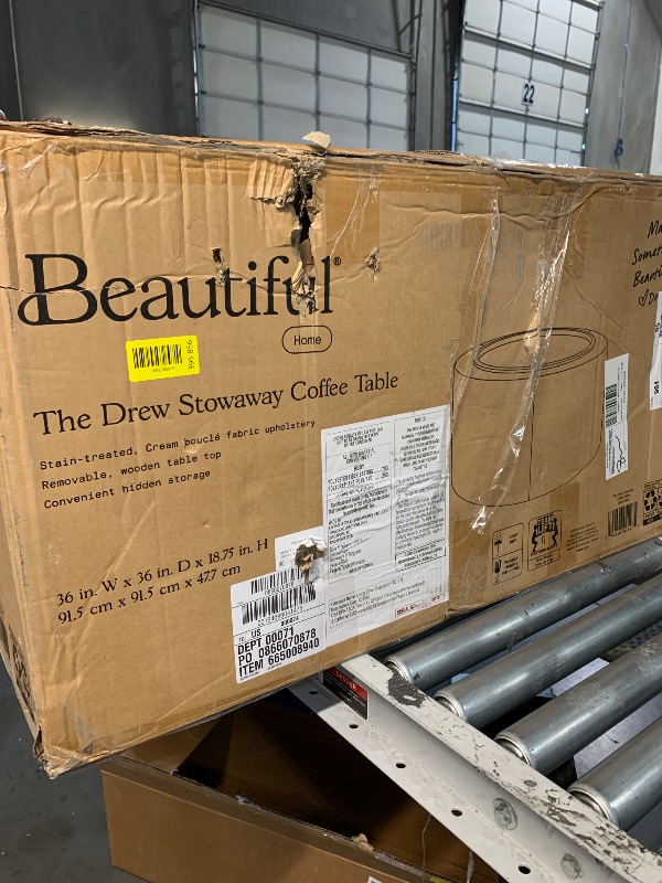 Photo 1 of  Drew Stowaway Coffee Table with Storage by Drew Barrymore WHITE