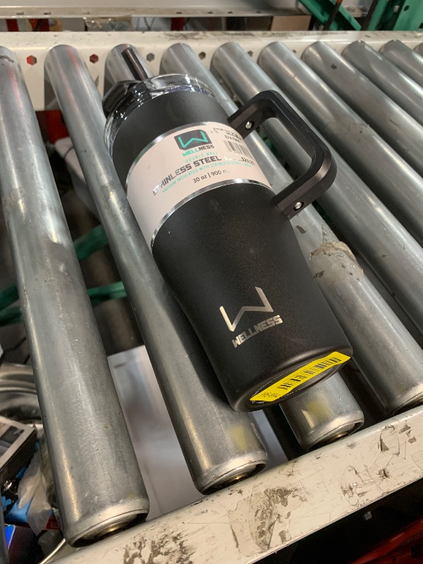 Photo 1 of ***DAMAGED - SEE NOTES/PICTURES***30oz. Double Wall Stainless Steel Tumbler W/ Handle - Black