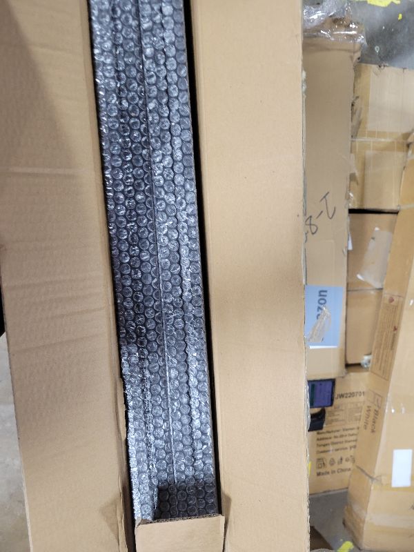 Photo 1 of 2 Gridwall Panels | 5 FT Tall x 2 FT Wide Portable Display Stand for Vendor Events with Caster Wheels | Heavy Duty Grid Wall with 16 Hooks Included | Gridwall Panel Display Stand for Easy Assembly