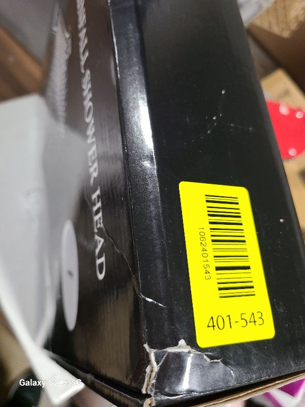 Photo 1 of 12'' Rain Shower Head Combo, High Pressure Rainfall Shower Head with 16'' Flexible Adjustment of Height/Angle Upgraded Extension Arm and 5 Setting Spray Handheld Shower Head, Anti-leak (Chrome)