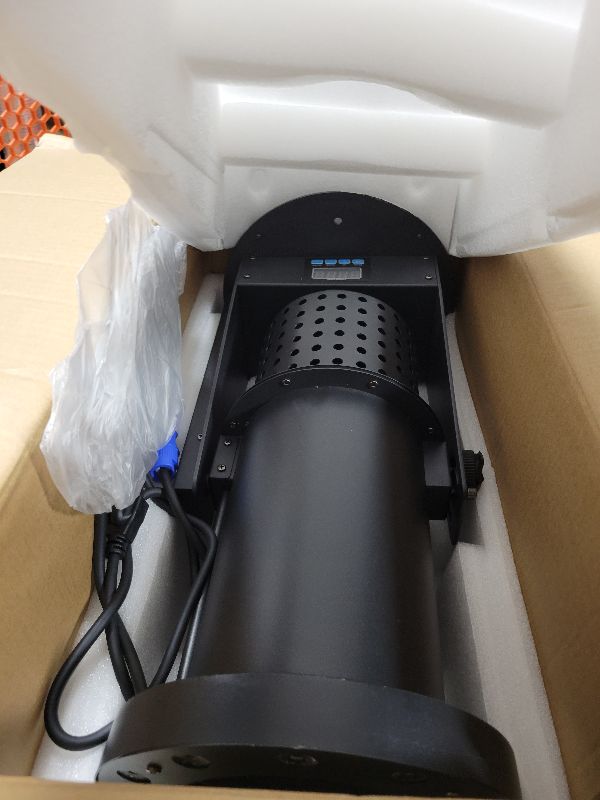 Photo 1 of 1500W Professional Confetti Machine RGB 12LEDs Cannon Machine Electric Confetti Launcher Confetti Tubes W/Wireless Remote & DMX, for Special Event, Parties, Club, Wedding, Concerts