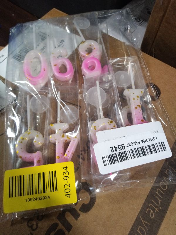 Photo 1 of 10-Pieces Number Birthday Candles ?Number Candles?Birthday Candles for Cake?Cake Decorations?Cake Candles?velas de cumpleaños con chispas