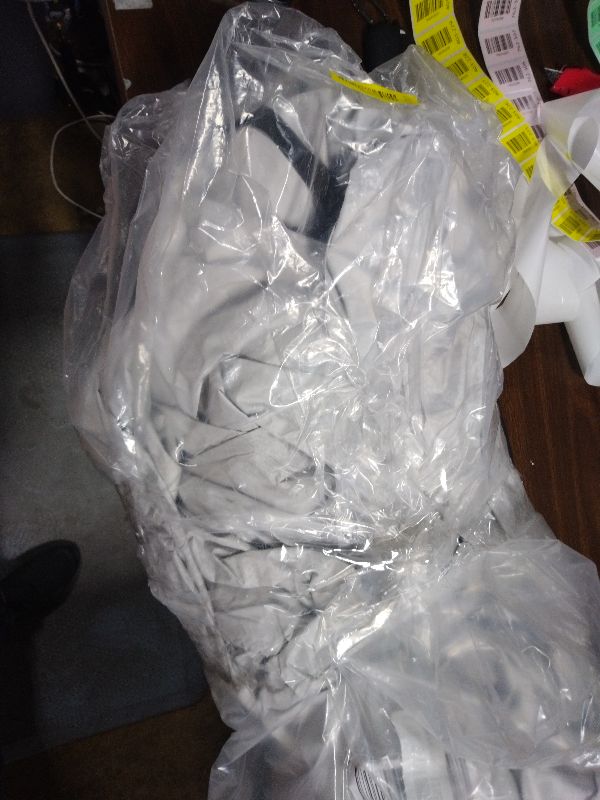 Photo 1 of 10×10 Canopy Replacement Top, Pop Up Canopy Replacement Cover for Straight Leg Frame Tent, Waterproof Canopy Top Cover for Garden Patio Camping (Top Only)(Sliver White)